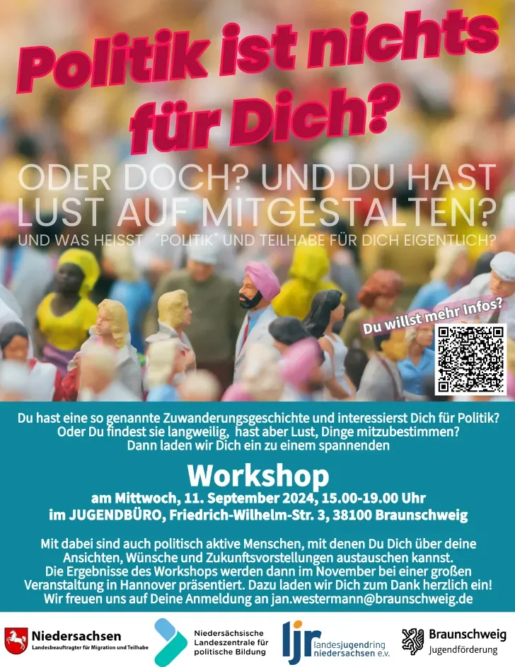 Flyer mit Einladung zum Role Model Workshop