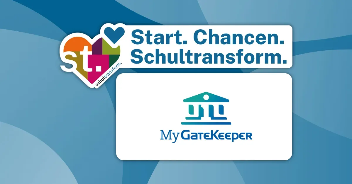 Logo von Start. Chancen. Schultransform und MyGatekeeper.